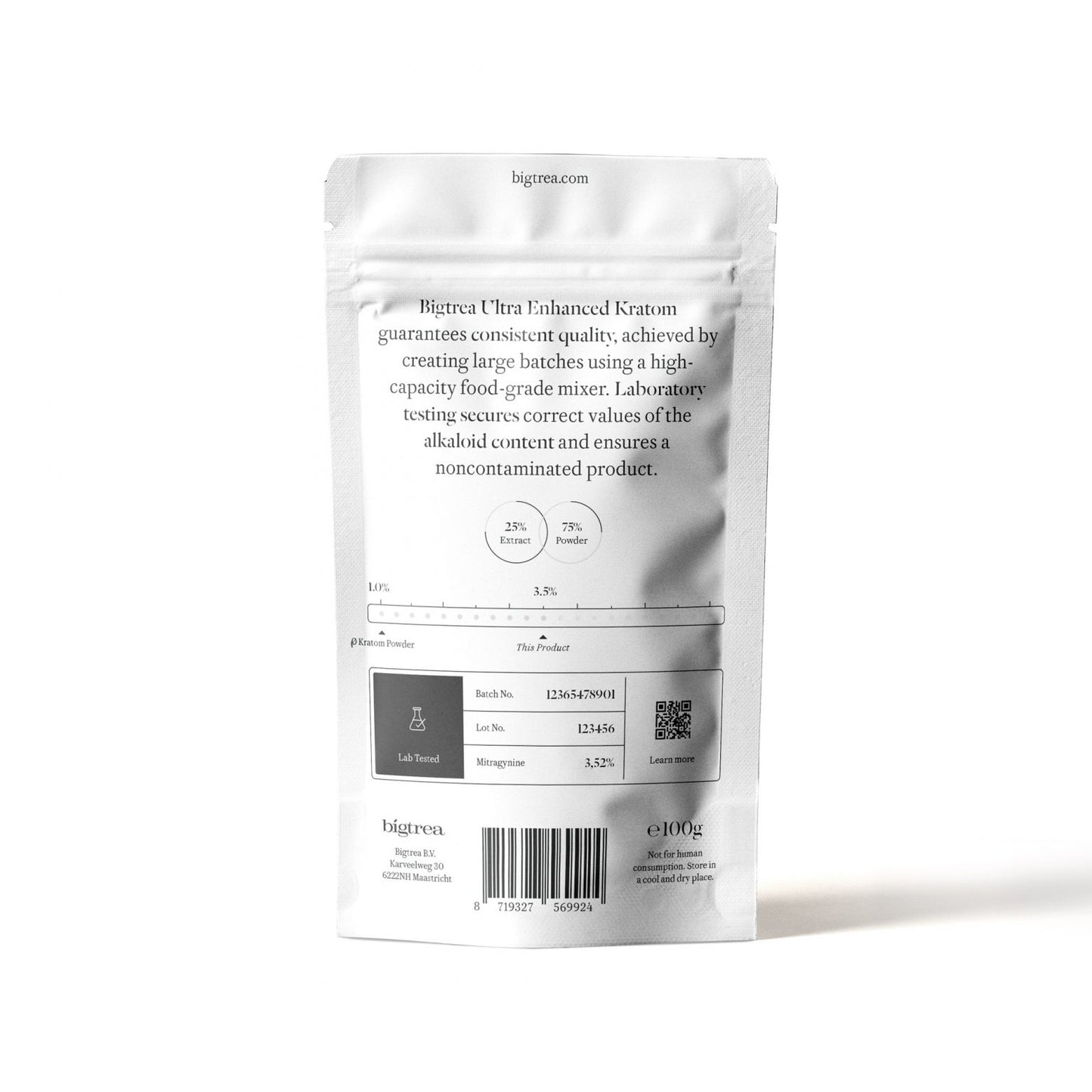 Ultra Enhanced Kratom – 3,5 % Mitragynin