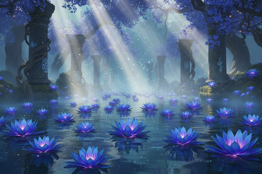 Blauer Lotus (Nymphaea caerulea) – Die Pflanze der Vision, Intuition und heiligen Schönheit